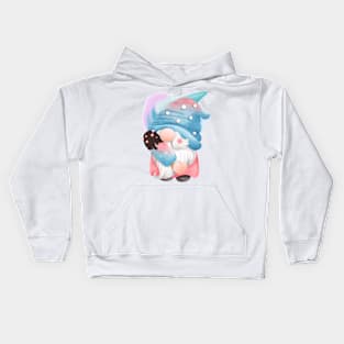 Chillin' with Gnomies: A Frosty Popsicle Adventure (Cotton Candy) Kids Hoodie